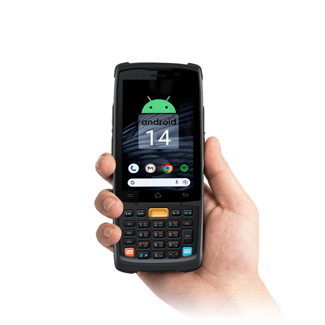 iData K3 Pro handheld terminal running Android 14